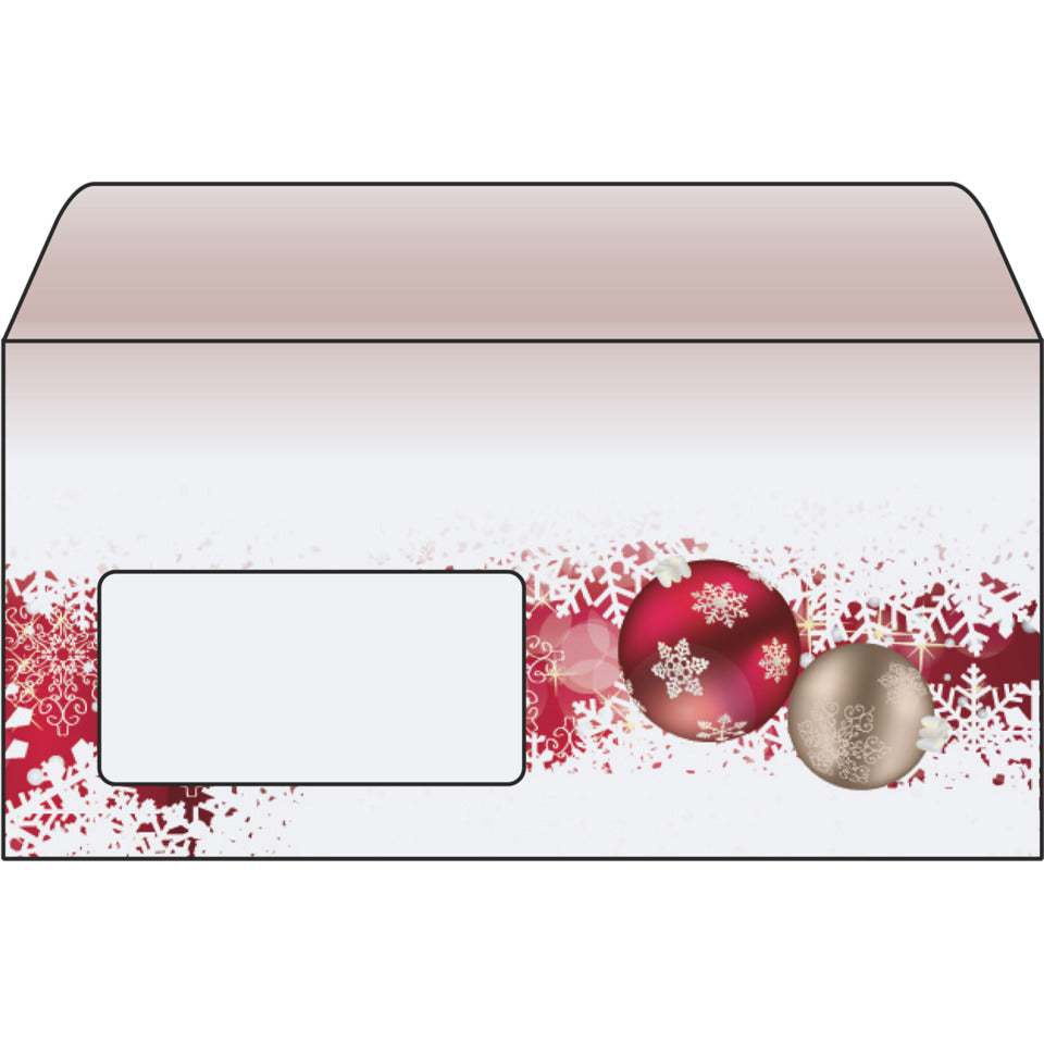 Weihnachtens-Umschlag Frozen, DL, 90g/m², 50 Stück SIGEL DU040 SIGEL DU040 Frozen m.Fenster