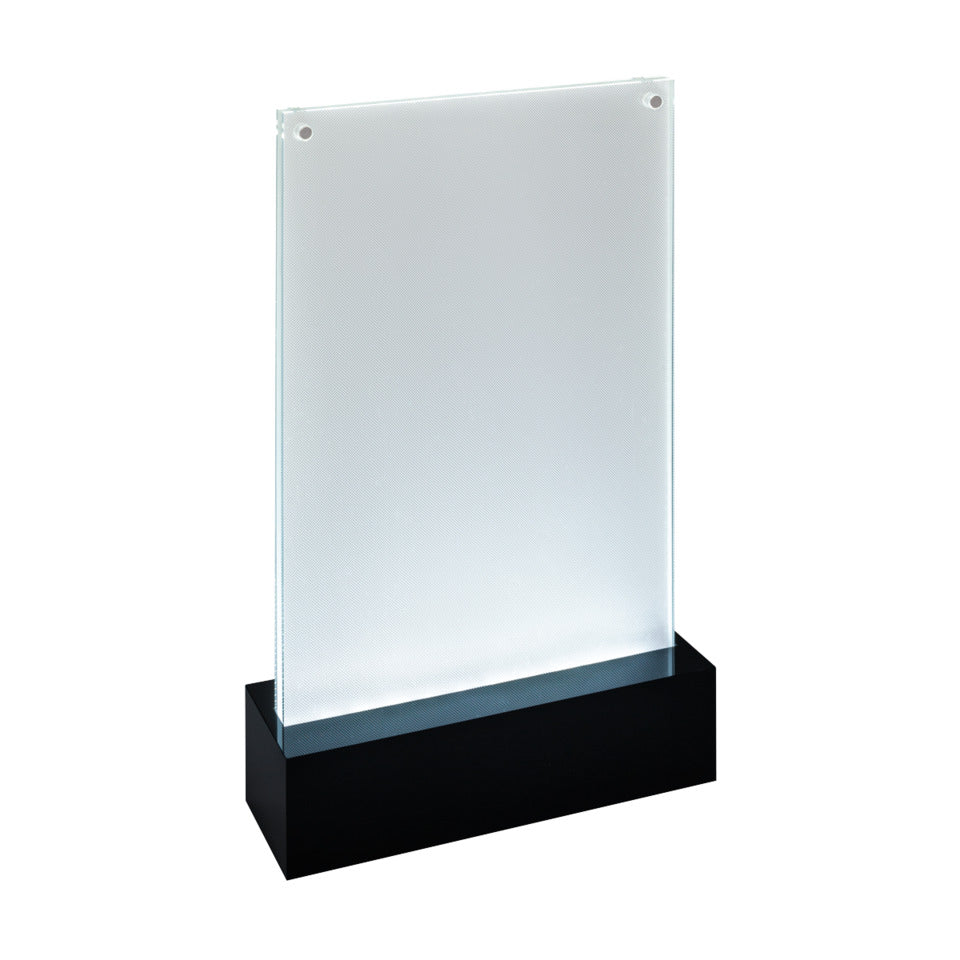LED-Tischaufsteller luminous, A5, glasklar SIGEL TA422 SIGEL TA422 luminous