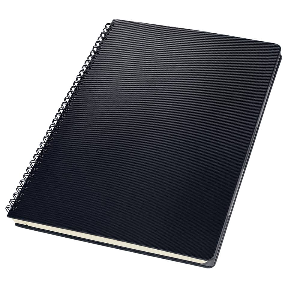 Collegeblock mit Register, A4, 160 Seiten, kariert, schwarz CONCEPTUM CO840 CONCEPTUM CO840 mit Reg. Hardcover