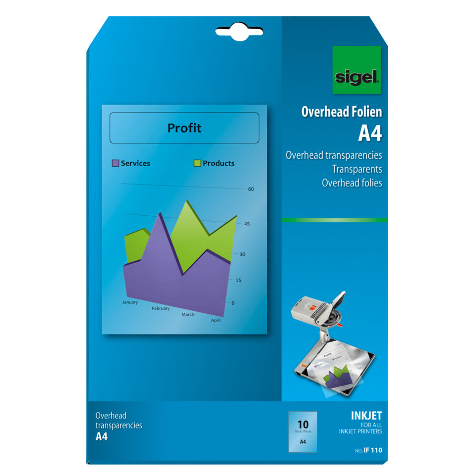 Inkjet Fotopapier Ultra, A4, 100g/m², 10 Blatt SIGEL IF110 SIGEL IF110 10BL