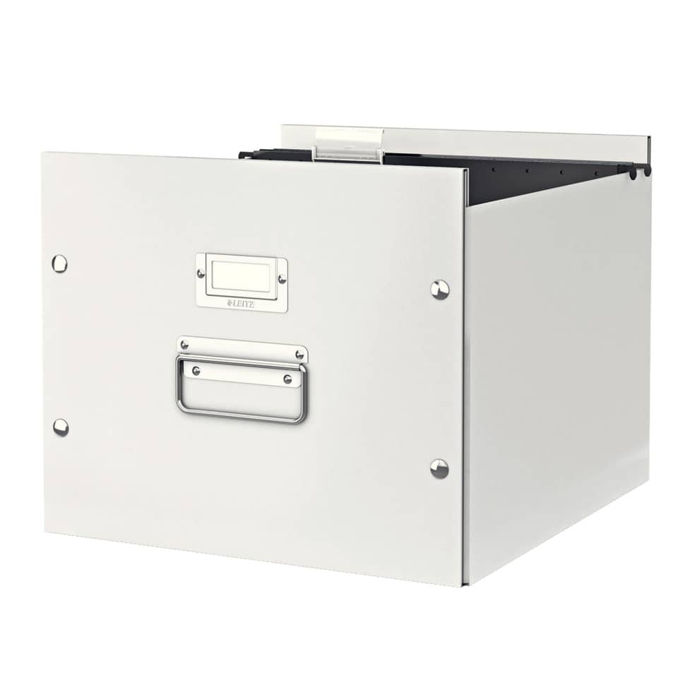 Archiv-Hängebox Click & Store WOW, Graukarton, weiß LEITZ 6046-00-01 LEITZ 6046-00-01 Click&Store