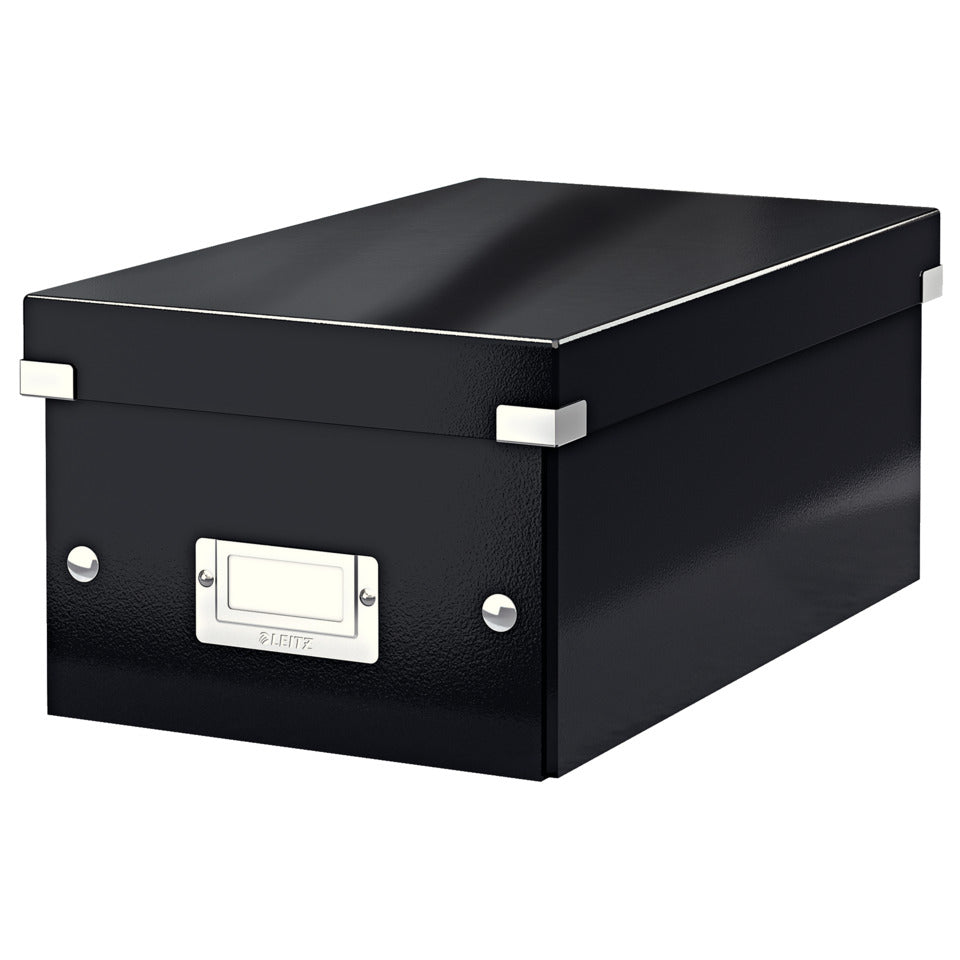Archivbox Click & Store WOW DVD, Graukarton, schwarz LEITZ 6042-00-95 LEITZ 6042-00-95 Click&Store