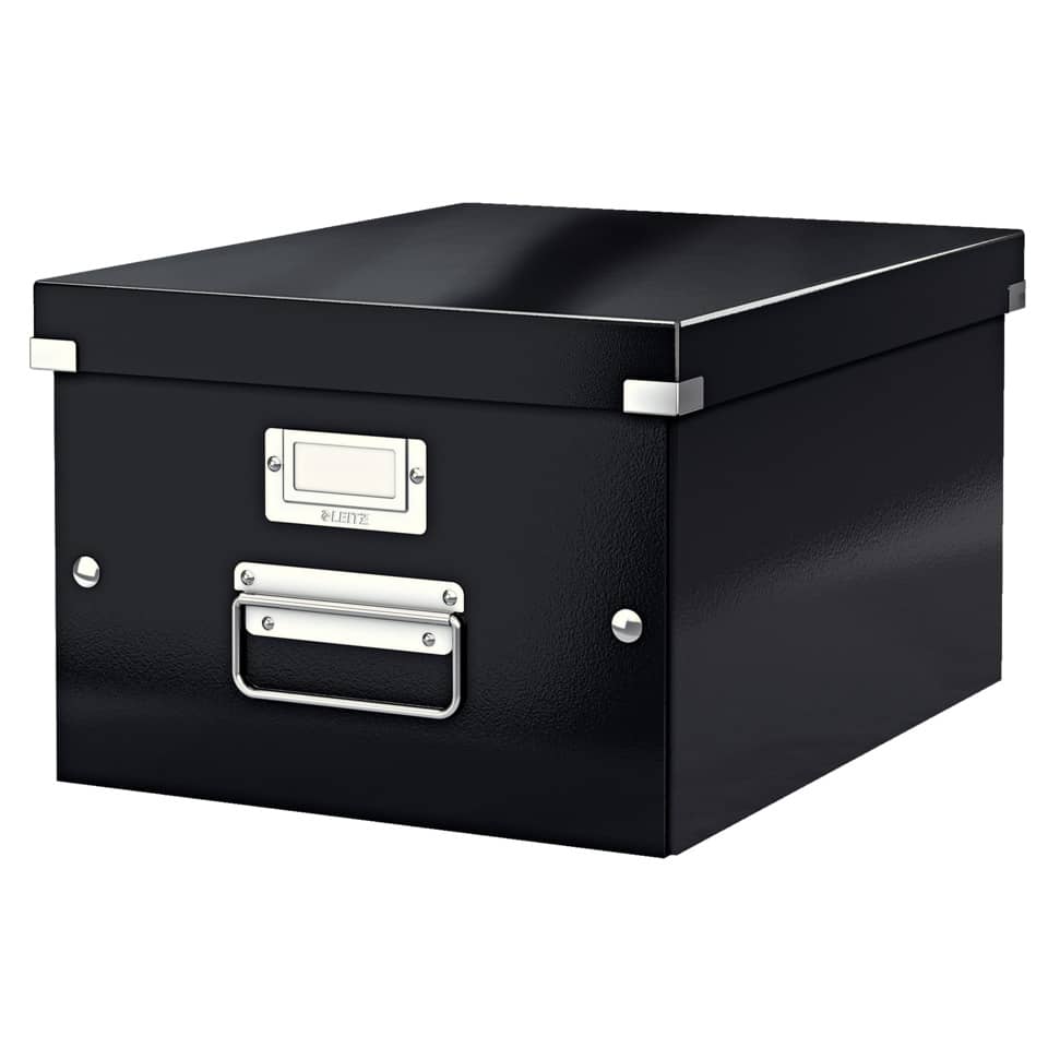 Archivbox Click & Store WOW Mittel, Graukarton, schwarz LEITZ 6044-00-95 LEITZ 6044-00-95 Click&Store