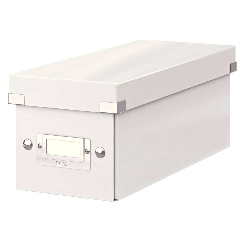 Archivbox Click & Store WOW CD, Graukarton, weiß LEITZ 6041-00-01 LEITZ 6041-00-01 Click&Store