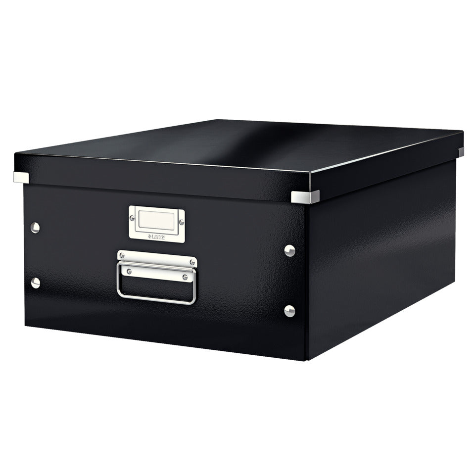 Archivbox Click & Store WOW Groß, Graukarton, schwarz LEITZ 6045-00-95 LEITZ 6045-00-95 Click&Store