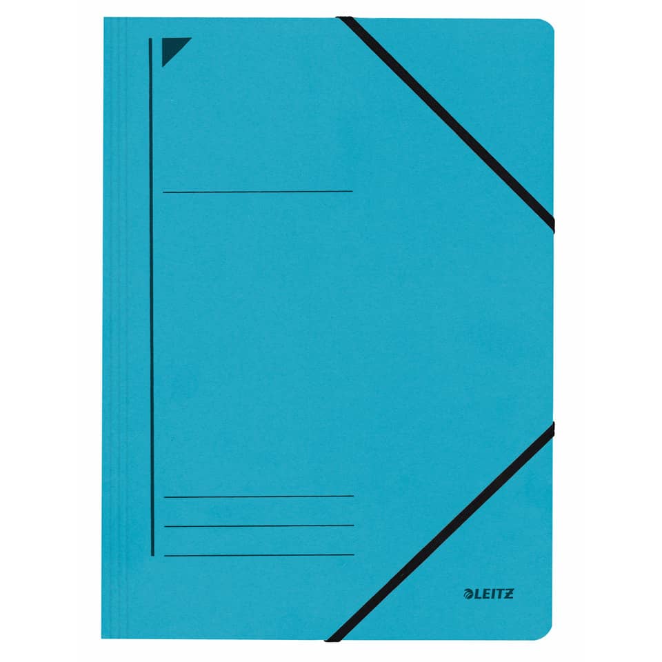 Eckspanner, A4, Füllhöhe 300 Blatt, Pendarec-Karton, blau LEITZ 3980-00-35 LEITZ 39800035 Karton 450g