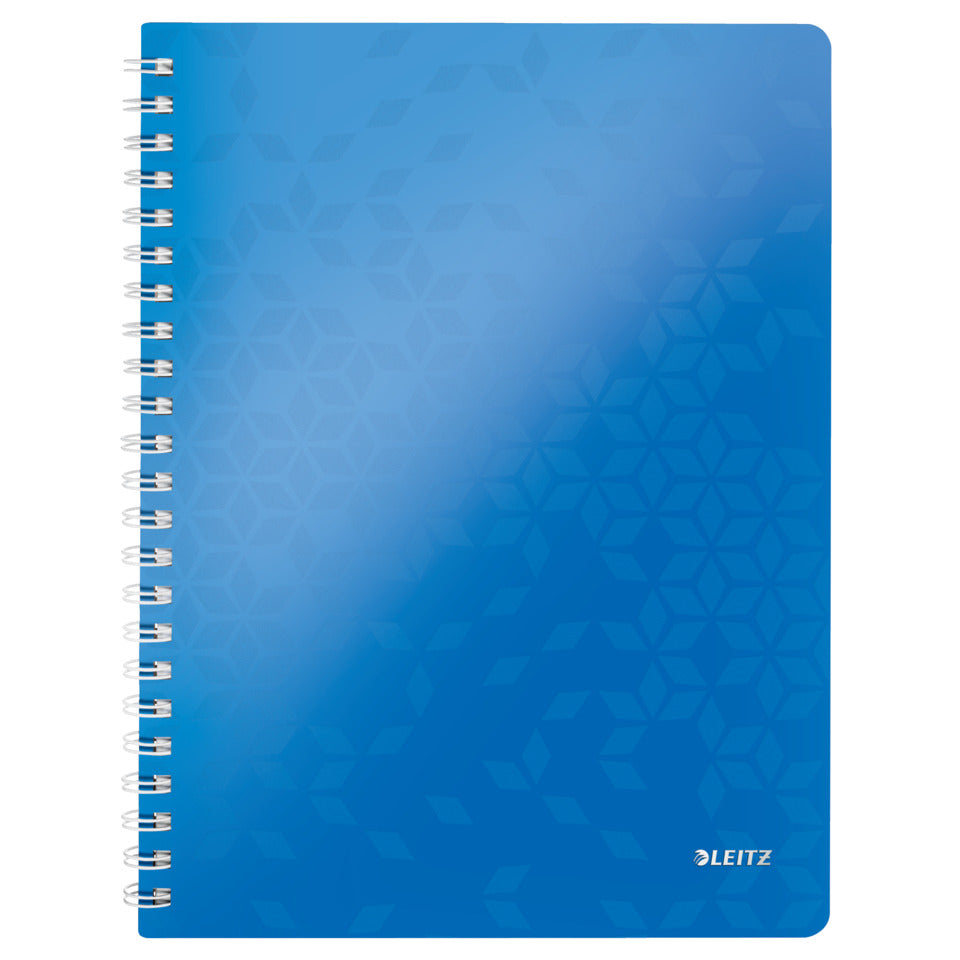 Collegeblock WOW, A4, PP, liniert, holzfrei, 80 Blatt, blau LEITZ 46370036 LEITZ 4637-00-36  80Bl liniert
