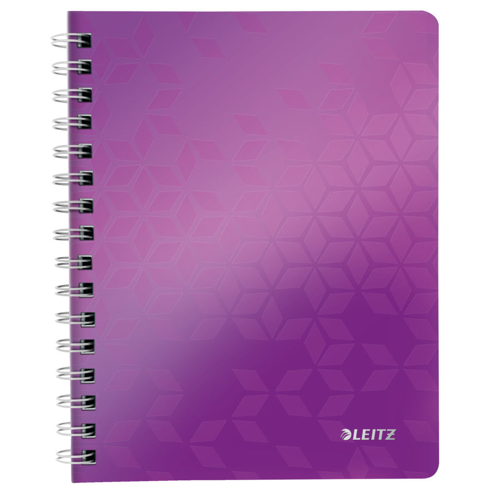 Collegeblock WOW, A5, PP, liniert, holzfrei, 80 Blatt, violett LEITZ 46390062 LEITZ 4639-00-62  80Bl lin.