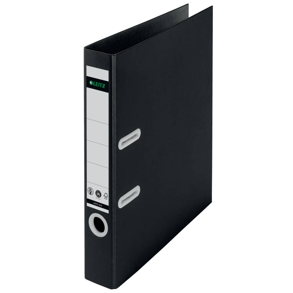 Qualitäts-Ordner Recycle 180°, A4, 50mm, schwarz LEITZ 1019-00-95