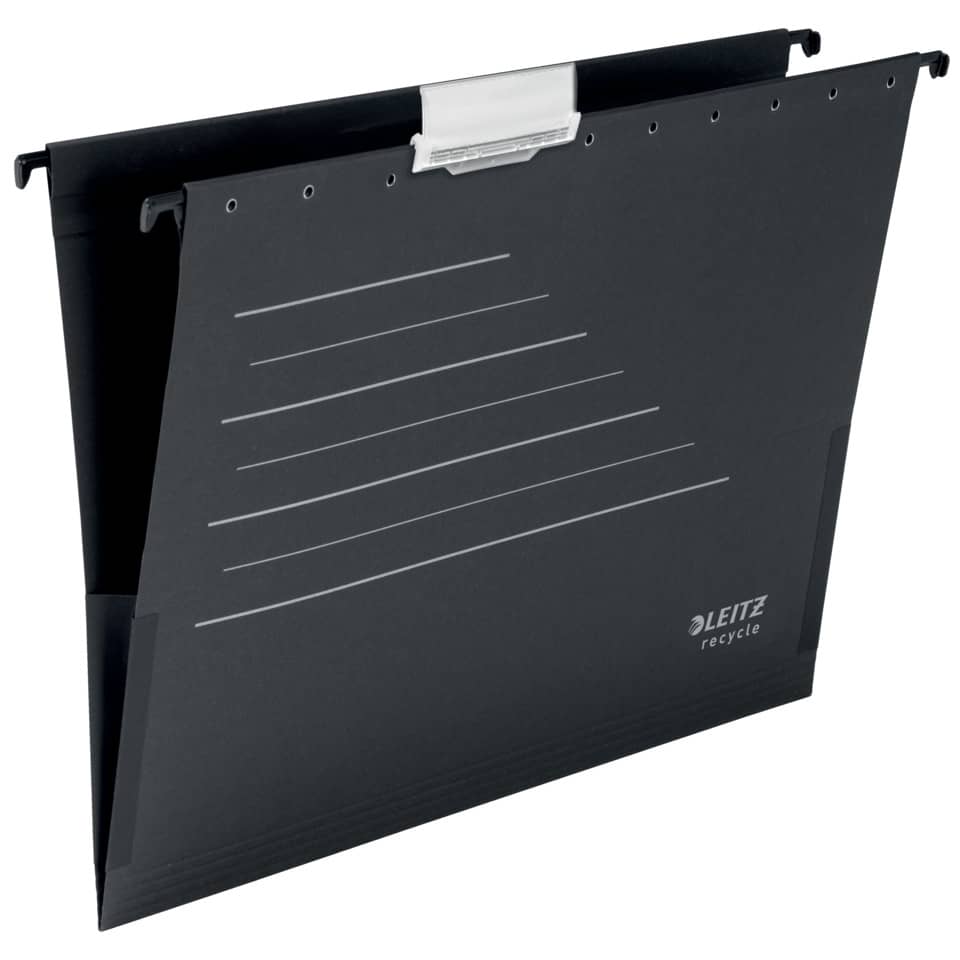 Hängetasche Alpha® Recycle, seitlich mit Fröschen, A4, schwarz LEITZ 1922-00-95