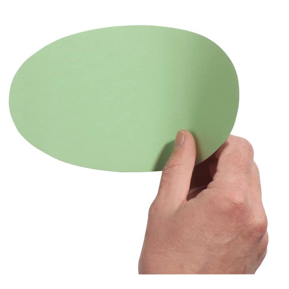 Moderationskarte Oval - selbstklebend, 190 x 110 mm, Altpapier, 300 Stück, sortiert FRANKEN UMZS111999 FRANKEN UMZS111999 300ST skl