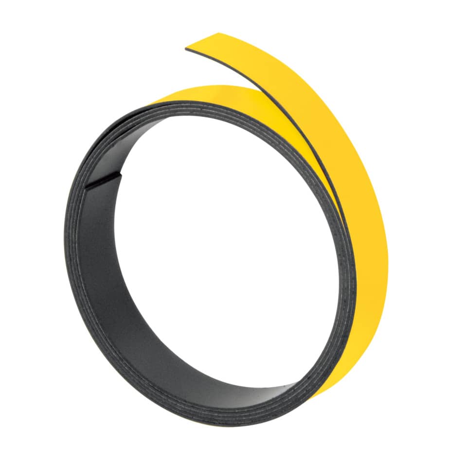 Magnetband, beschriftbar, 1000 mm x 5 mm, gelb FRANKEN M80104 FRANKEN M801 04