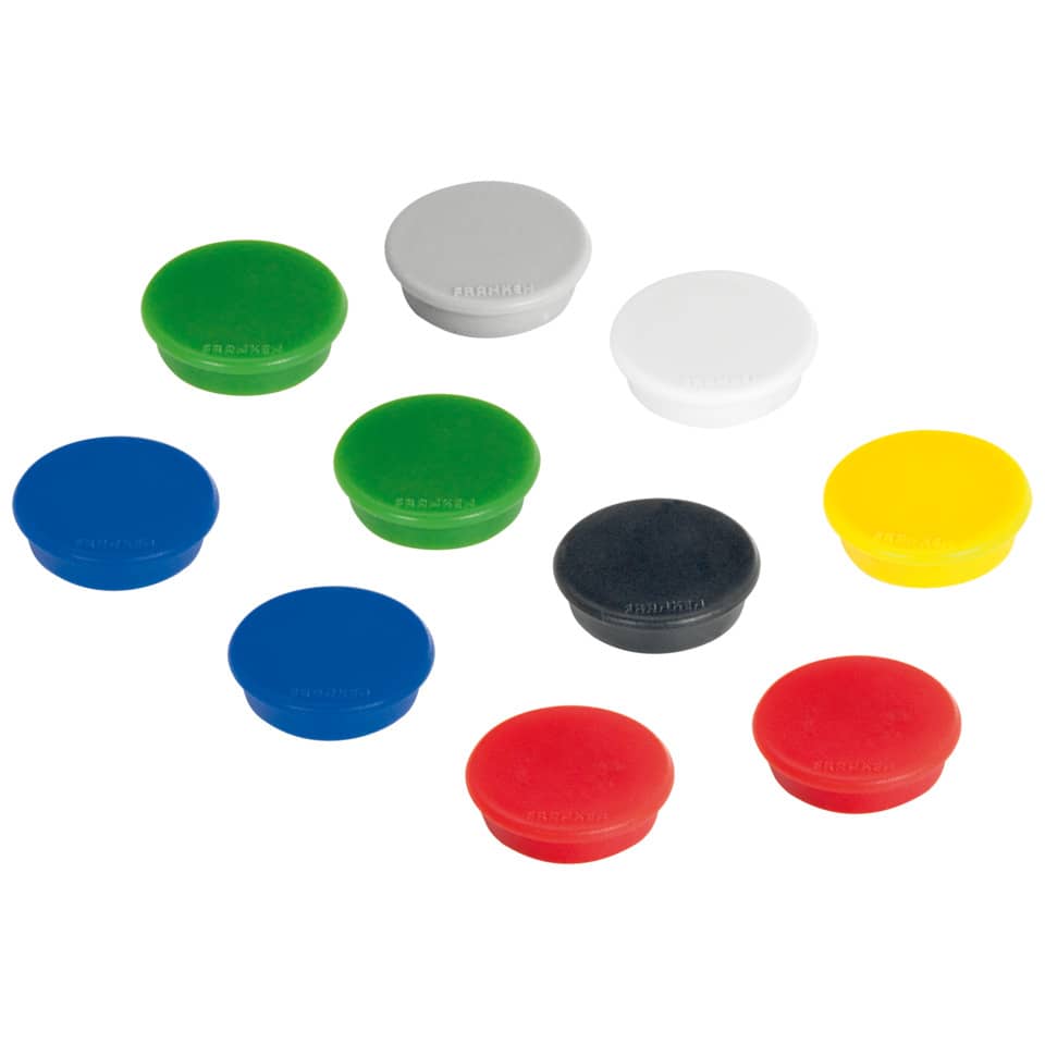 Magnet rund, 32 mm, 800 g, 10 Stück, sortiert FRANKEN HM3099 FRANKEN HM30 99 10ST