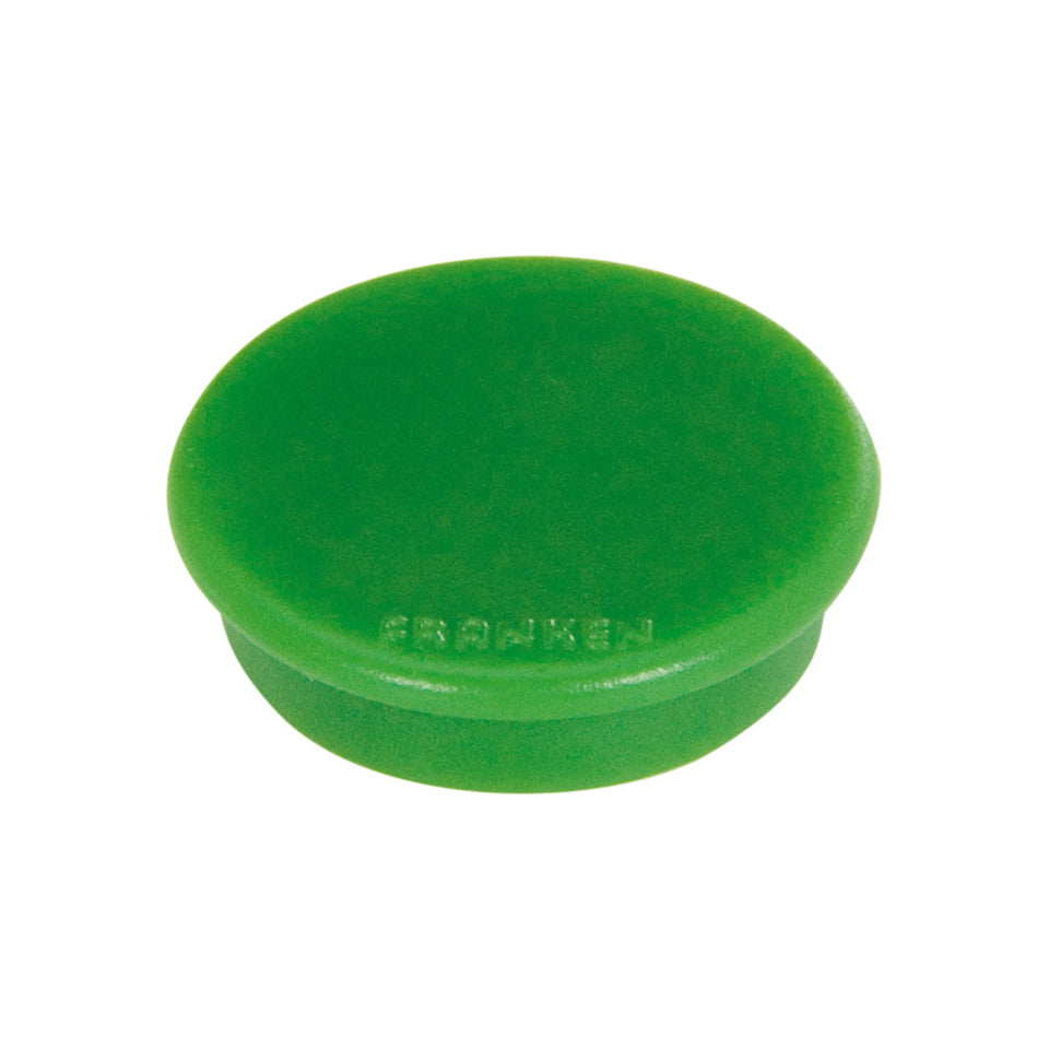 Magnet rund, 24 mm, 300 g, 10 Stück, grün FRANKEN HM2002 FRANKEN HM20 02 10ST