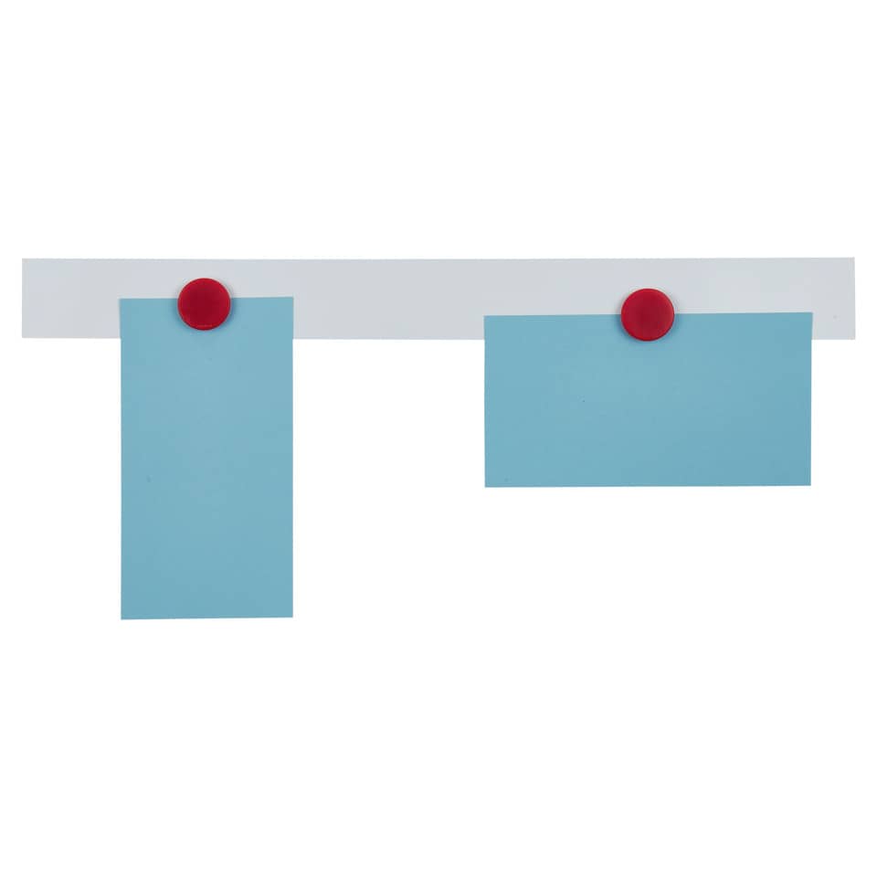 Magnetleiste selbstklebend, Kunststoff, 500 x 50 mm, weiß FRANKEN ST1350 FRANKEN ST1350 50cm