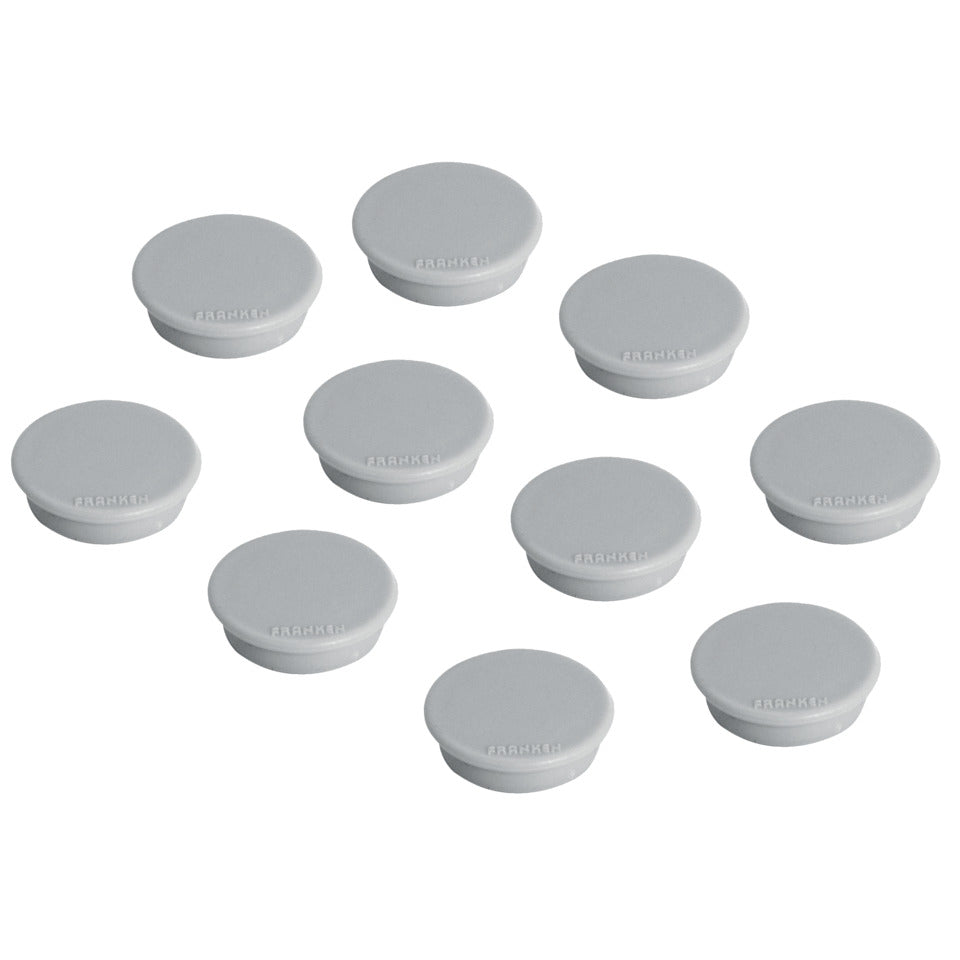 Magnet rund, 13 mm, 100 g, 10 Stück, grau FRANKEN HM10 12 FRANKEN HM10 12   D13 mm
