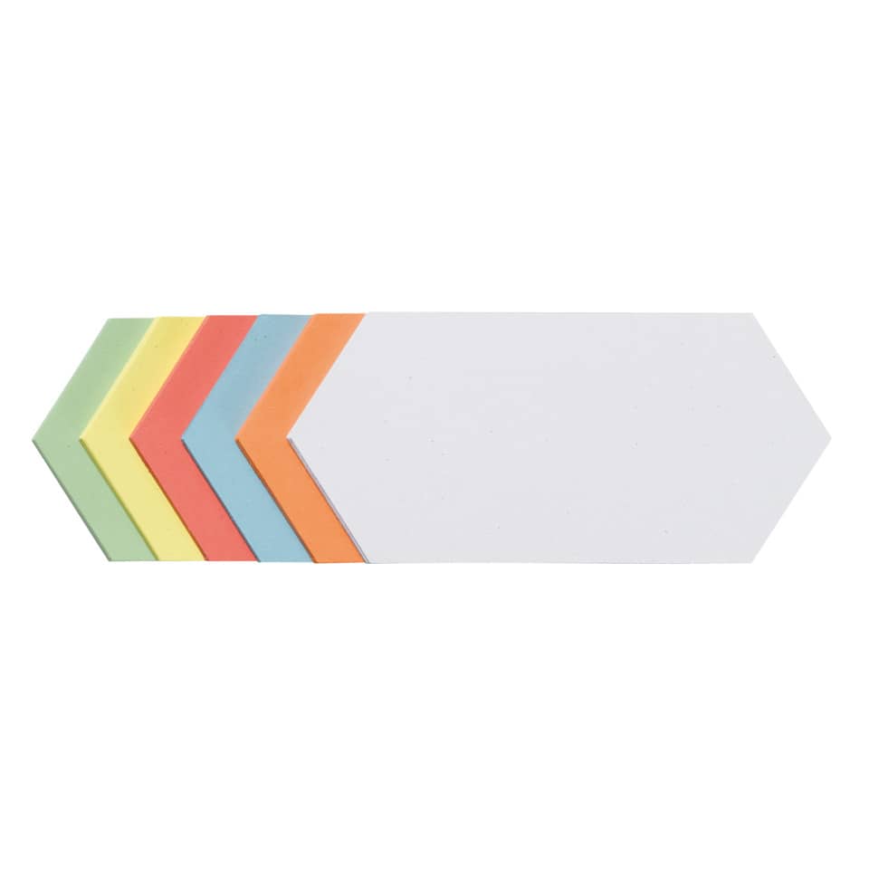 Moderationskarte Rhombus, 205 x 95 mm, Altpapier, 500 Stück, sortiert FRANKEN UMZ92099 FRANKEN UMZ92099  95x200mm