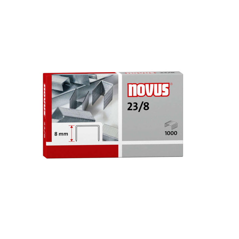 Heftklammern 23/8, 1000 Stück, verzinkt NOVUS 042-0040 NOVUS NV0420040 Verzinkt