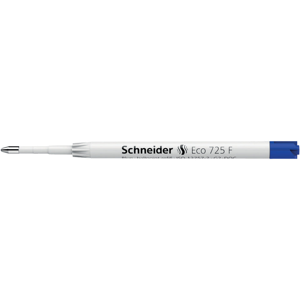 Kugelschreibermine Eco 725, Großraummine ISO-Format G2, dokumentenecht, F, blau SCHNEIDER 172503
