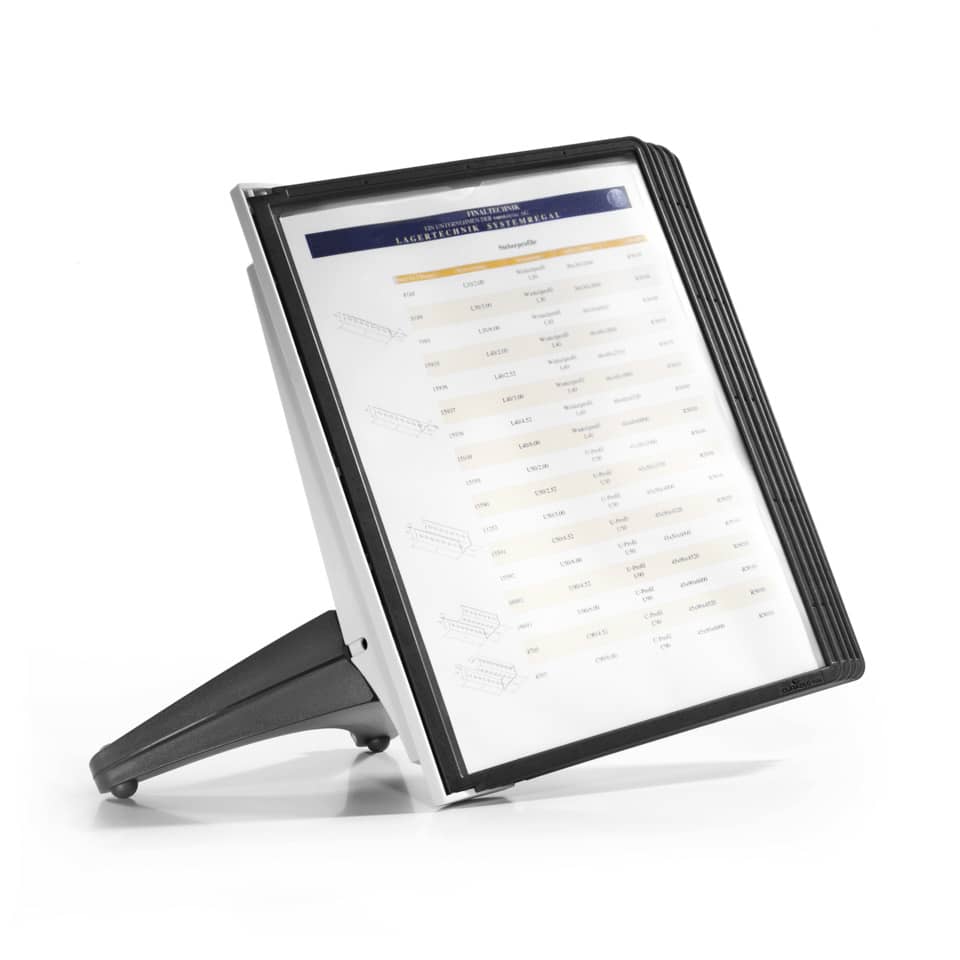 Sichttafelsystem SHERPA® soho Display System table 5, anthr./gr, 263x340x75mm DURABLE 5540 01 DURABLE 5540 01 mit Tafeln