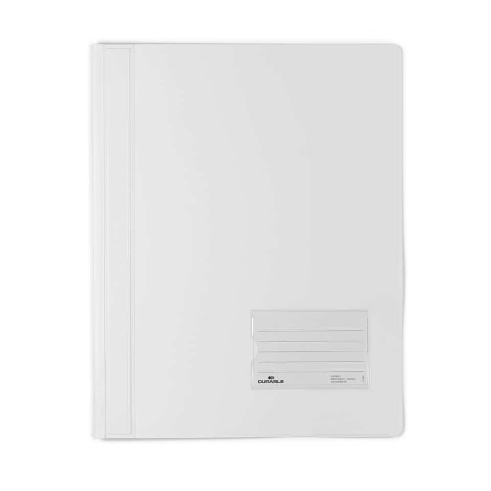 Schnellhefter DURALUX®, transluzente Folie, für A4 Überbreit, 245 x 310 mm, weiß DURABLE 2680 02 DURABLE 2680 02 Plastik