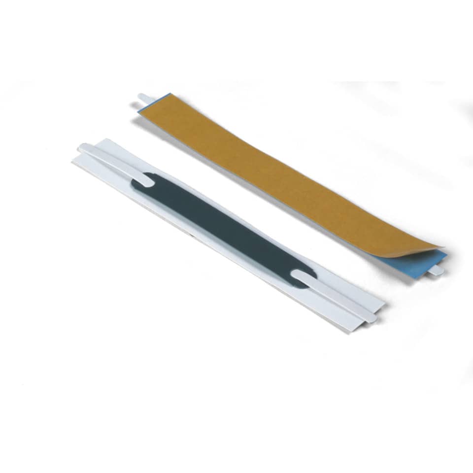Heftstreifen Flexifix - selbstklebend, 20 x 150 mm, PP, 100 Stück, weiß DURABLE 6906 02 DURABLE 6906 02 Flexifix