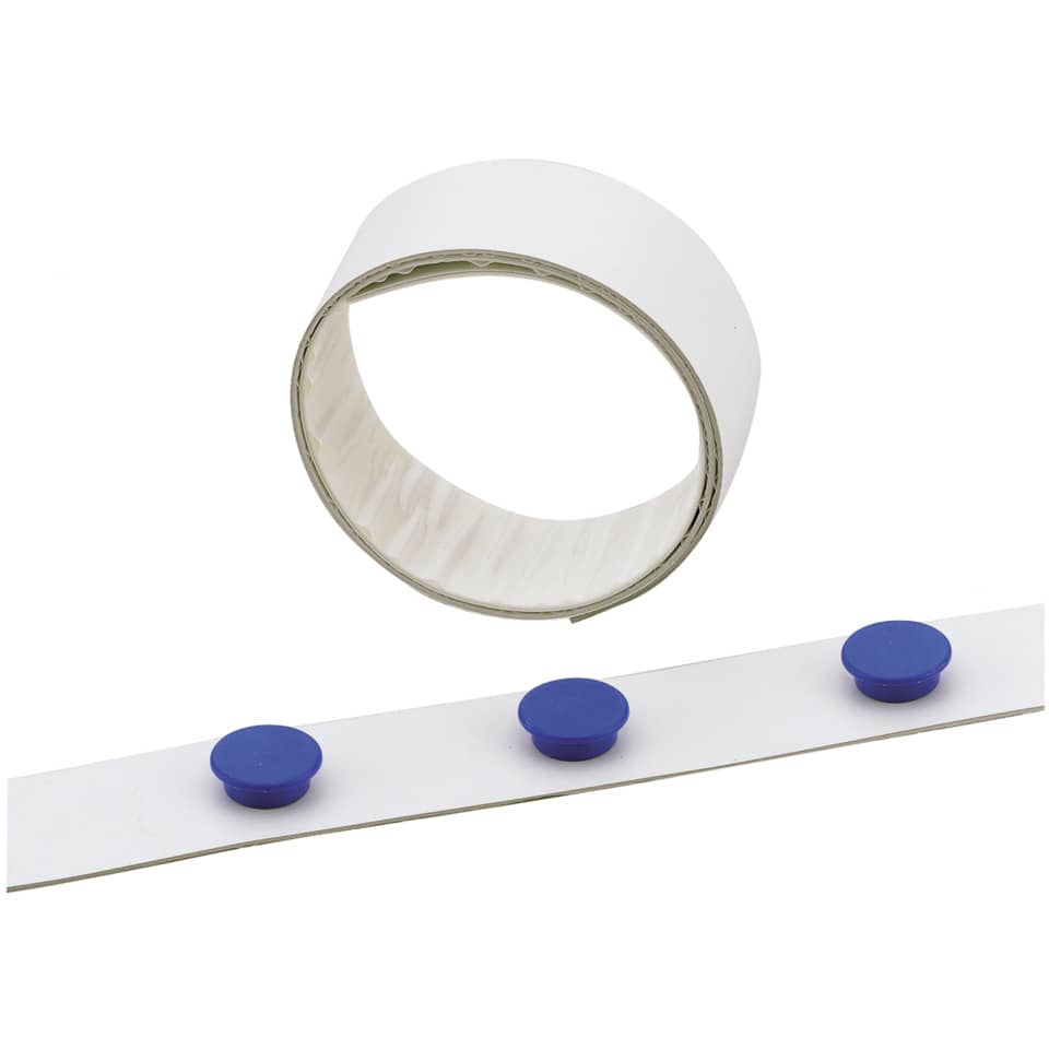 Magnetband, selbstklebend, Metall, 500 x 3,5 cm, weiß DURABLE 4715 02