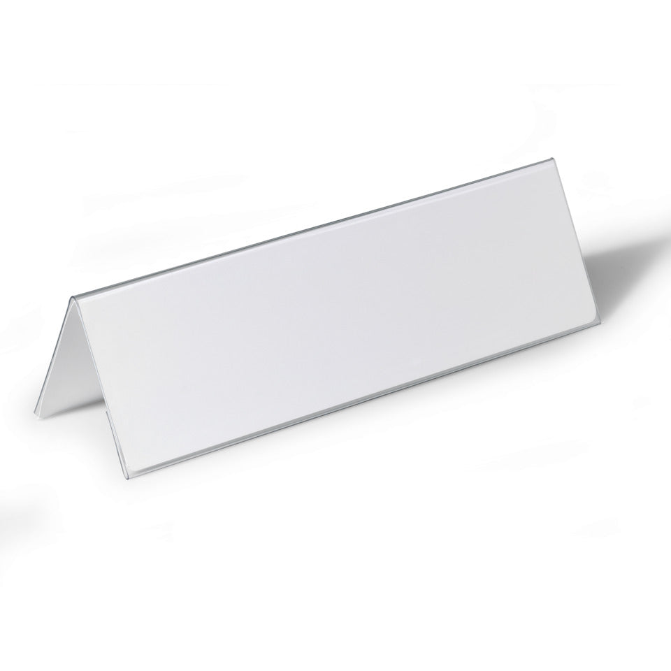 Tischnamensschild, 210x297mmm, 25 Stück, transparent DURABLE 8053 19 DURABLE 8053 19 210x297mmm