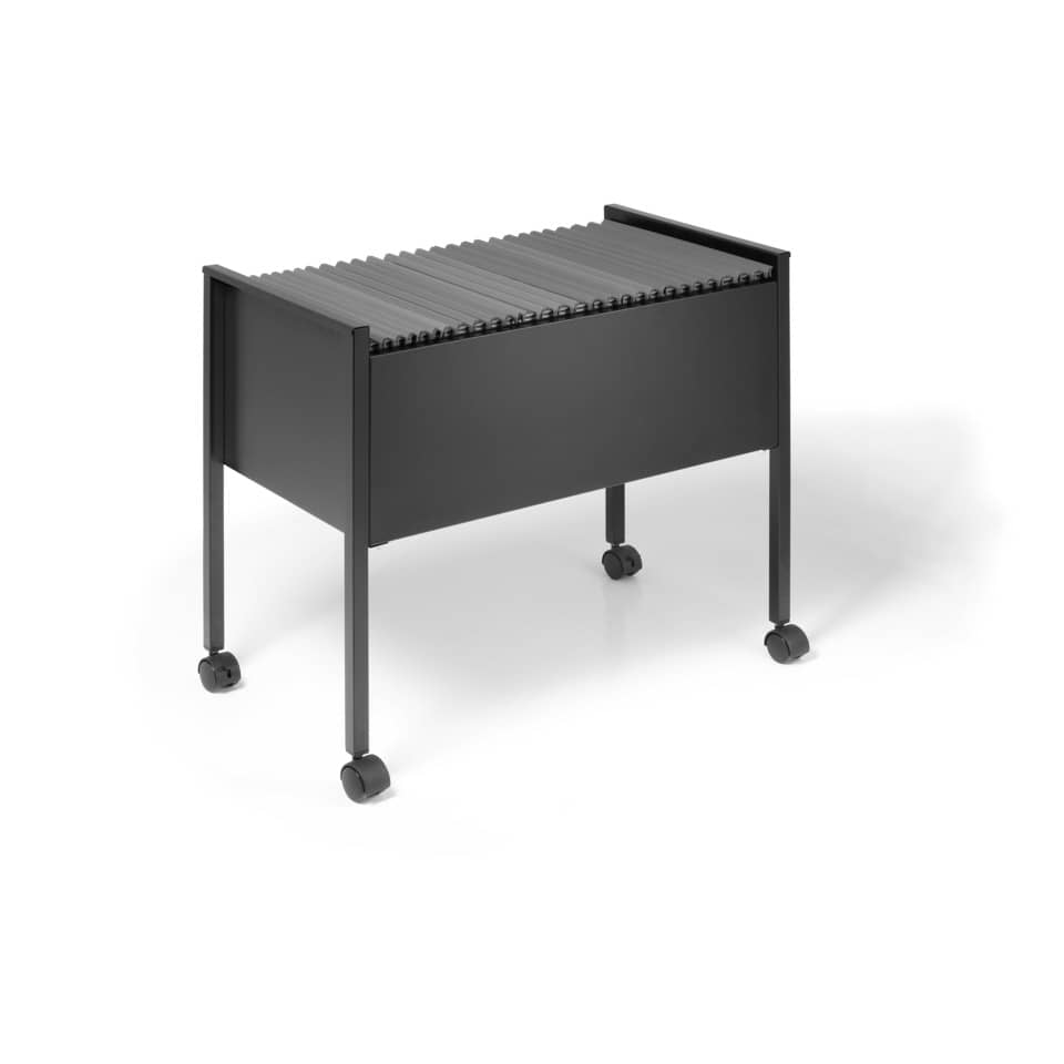 Hängemappenwagen ECONOMY 80 A4, für ca. 80 Hängemappen A4, schwarz DURABLE 3095 01