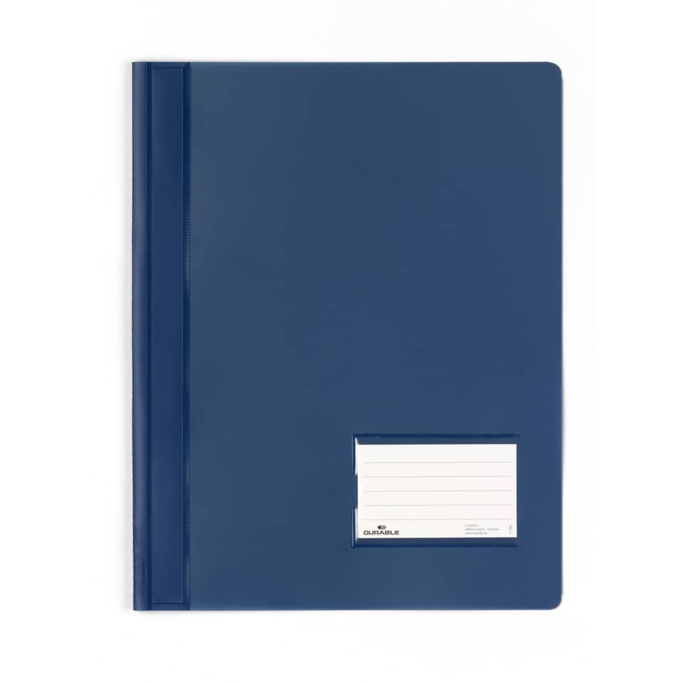 Schnellhefter DURALUX®, transluzente Folie, für A4 Überbreit, 245 x 310 mm, dunkelblau DURABLE 2680 07 DURABLE 2680 07 Plastik