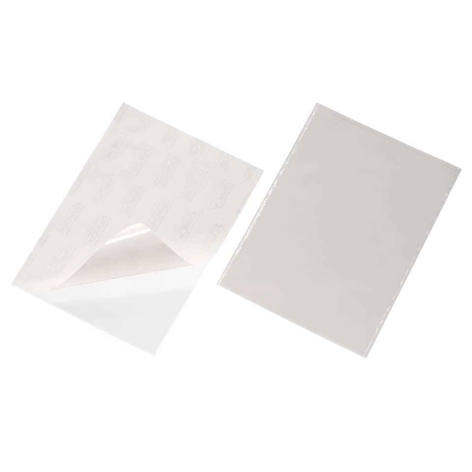 Selbstklebetasche POCKETFIX®, 210x297mm, oben offen, transparent   3 Stück DURABLE 8095 19 DURABLE 8095 19  3ST Pocketfix