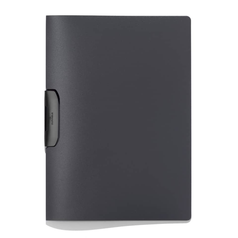 Klemm-Mappe DURASWING®, PP, 30 Blatt, anthrazit/grau DURABLE 2295 57 DURABLE 2295 57   Plastik