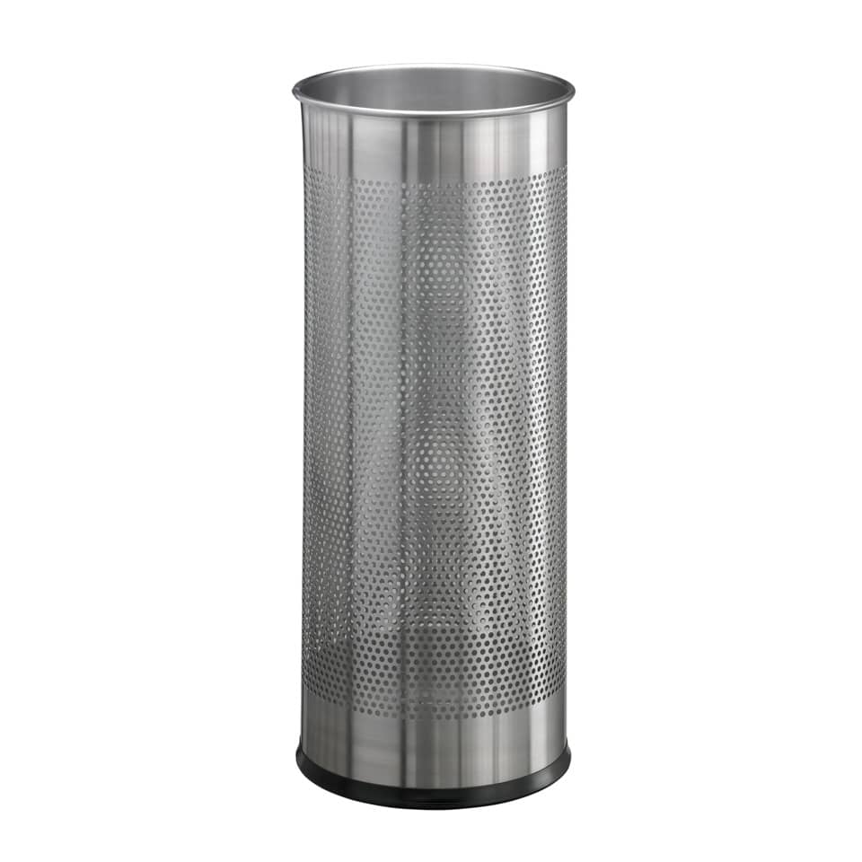 Schirmständer Edelstahl 28,5L rund, Perforationsring, silber DURABLE 3371 23 DURABLE 3371 23 Edelstahl