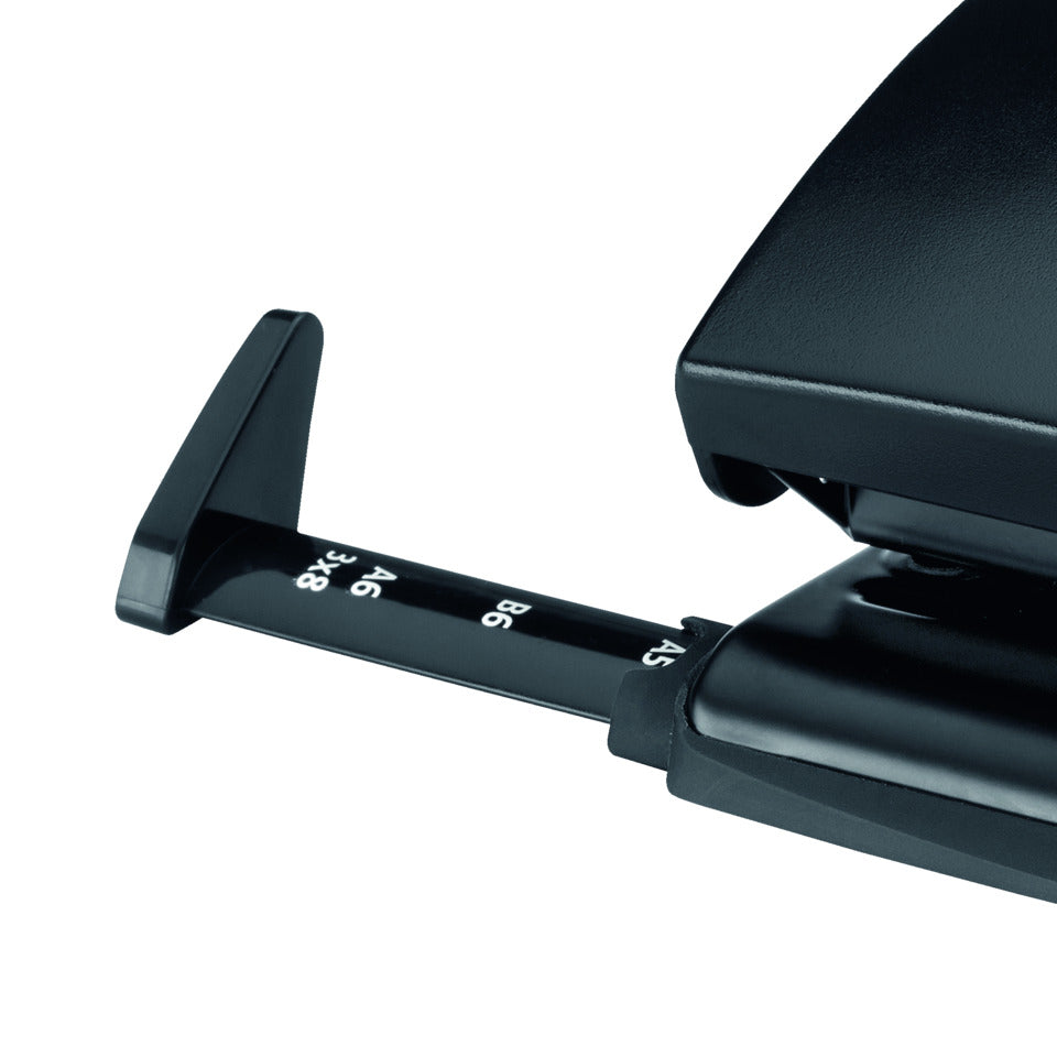 Locher C216, 16 Blatt, Anschlagschiene, Kunststoff, schwarz NOVUS 025-0378 NOVUS NV0250378 m.Schiene
