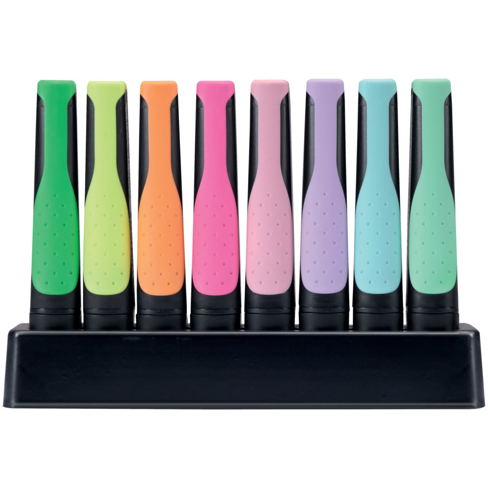 Textmarker GREEN BOSS®, 2-5mm, Tischset mit 8 Stiften STABILO 6070/08-5 STABILO 6070/08-5 Tischset