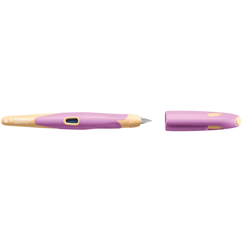 Füllfederhalter Patrone A EASYbirdy® Pastel Edition, Linkshänder, pink/apricot STABILO 5013/7-41 STABILO 5013/7-41 soft pink/apricot