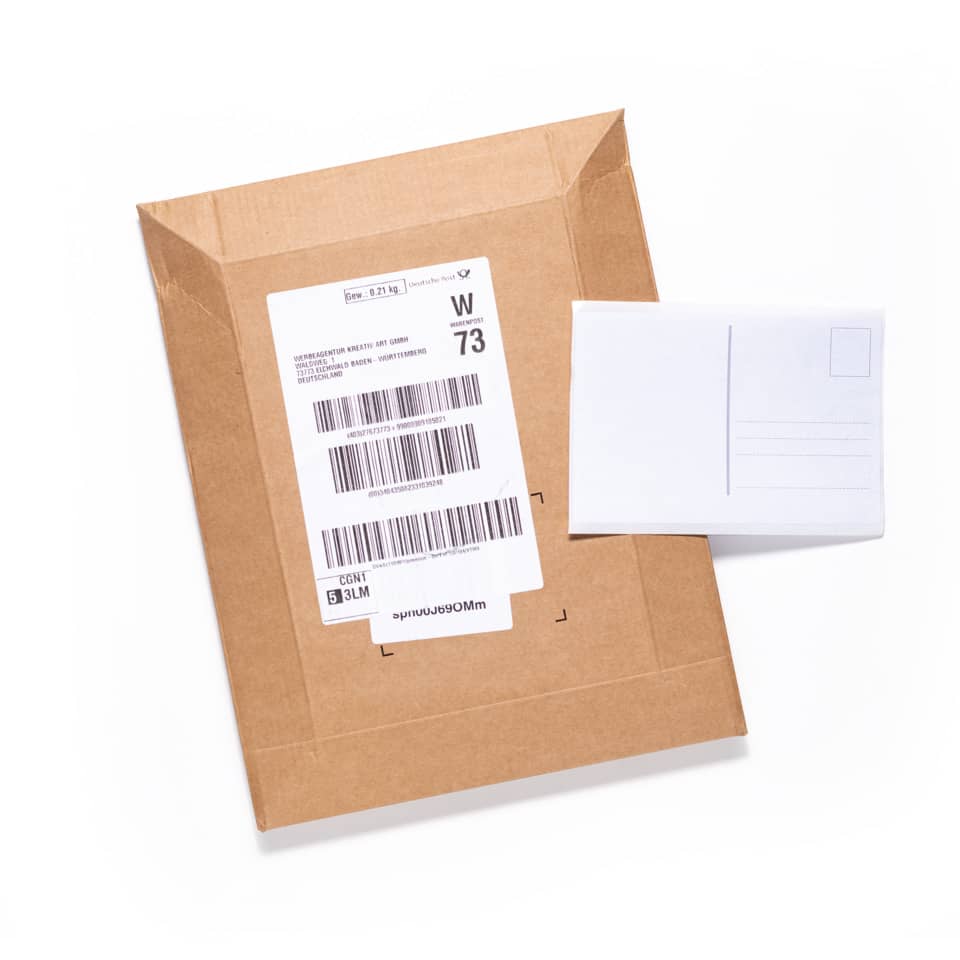 Postkartenetiketten, 95x145mm, 10 Stück, weiß HERMA 7758 HERMA 7758  95x145mm  10St