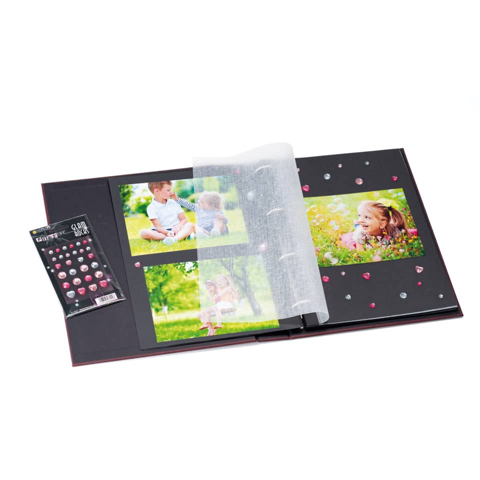 Fotokarton, 232x297mm, 20 Blatt, schwarz HERMA 7577