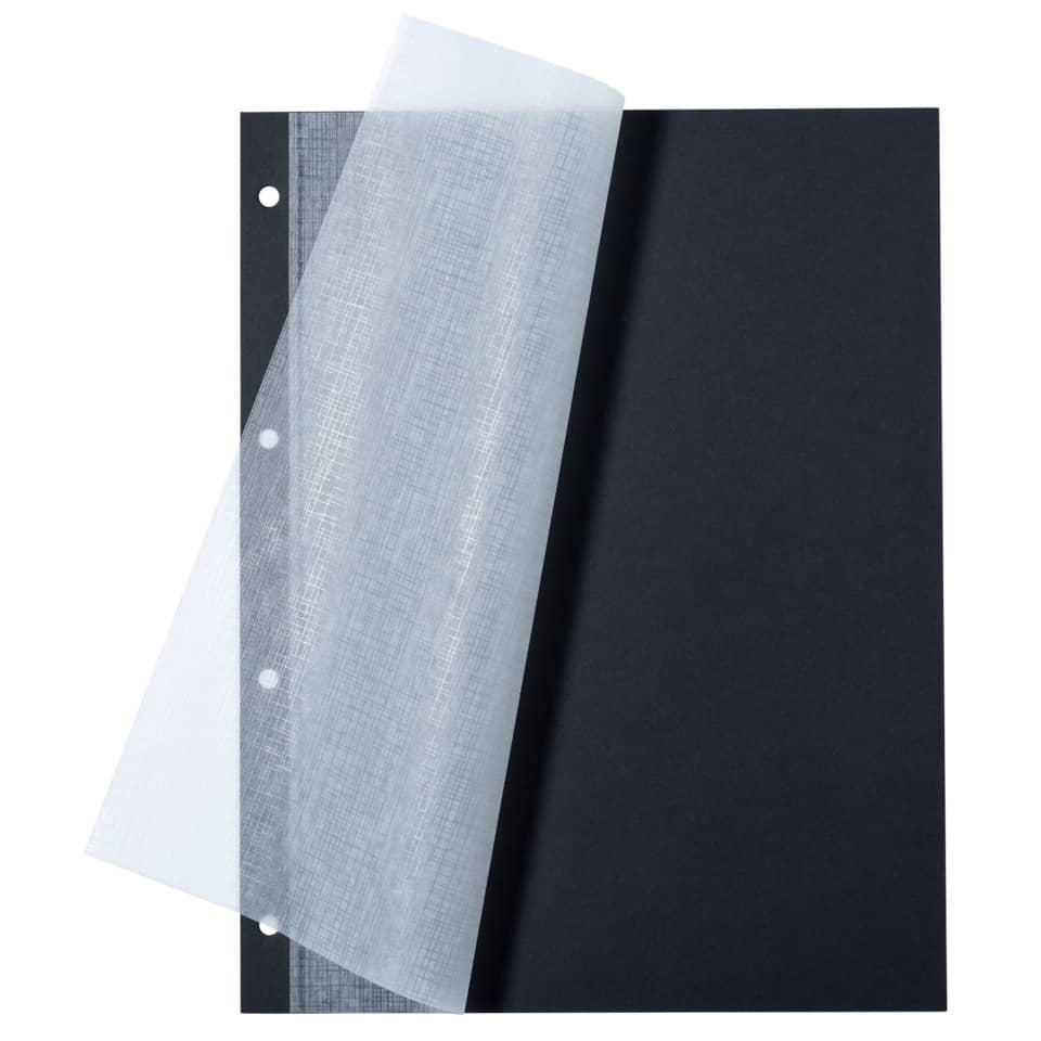 Fotokarton, 232x297mm, 20 Blatt, schwarz HERMA 7577