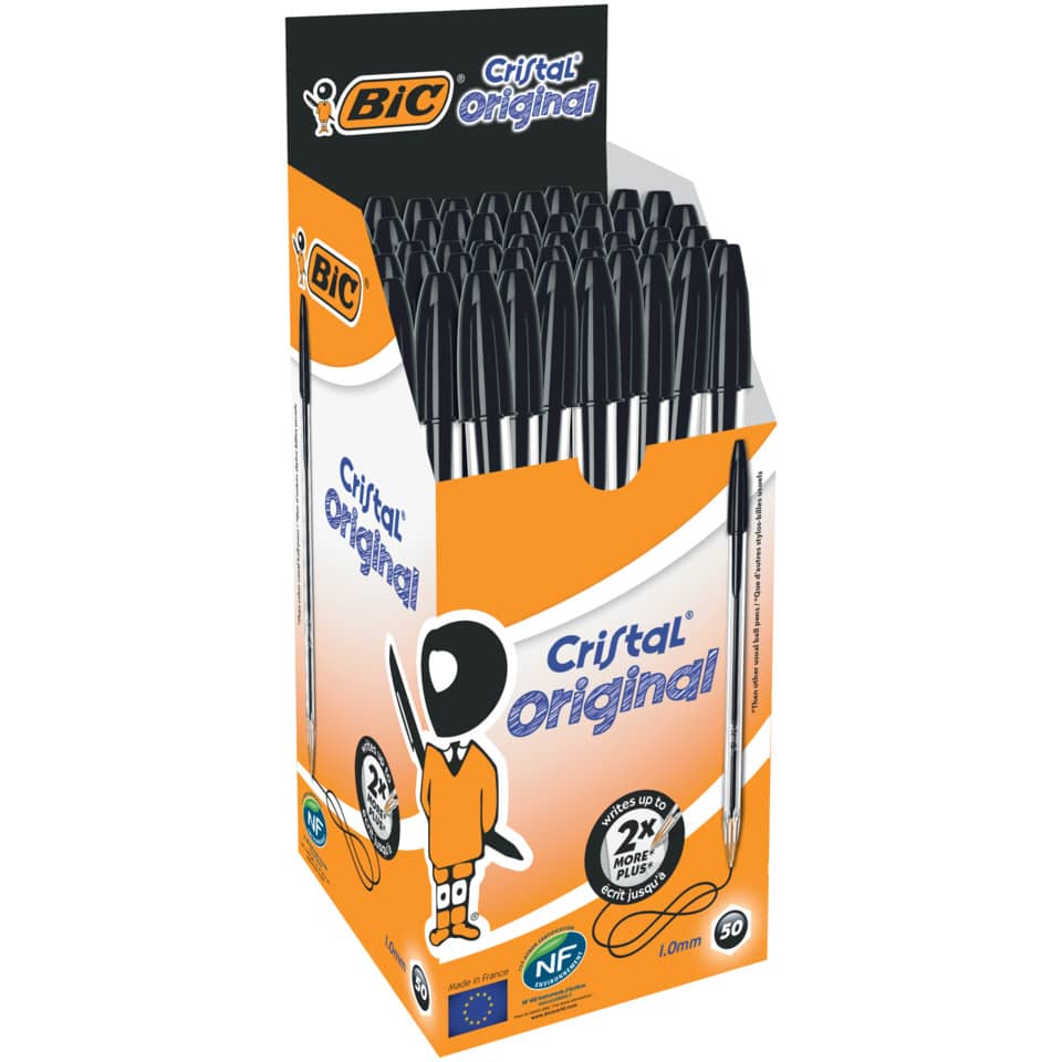 Kugelschreiber Cristal® Original, 0,4 mm, schwarz BIC 8373639 BIC 8373639 802159