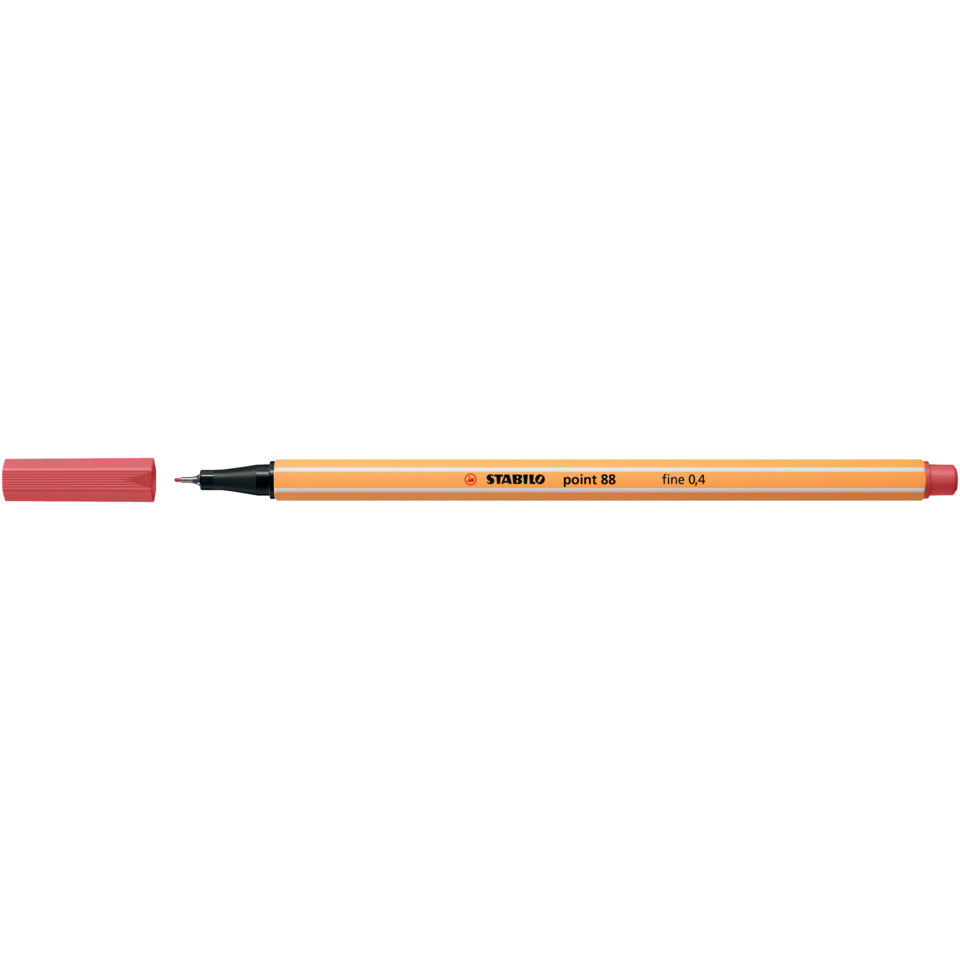 Fineliner point 88®, 0,4 mm, rostrot STABILO 88/47
