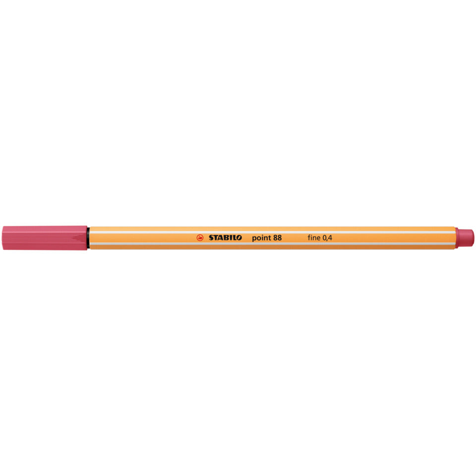 Fineliner point 88®, 0,4 mm, erdbeerrot STABILO 88/49