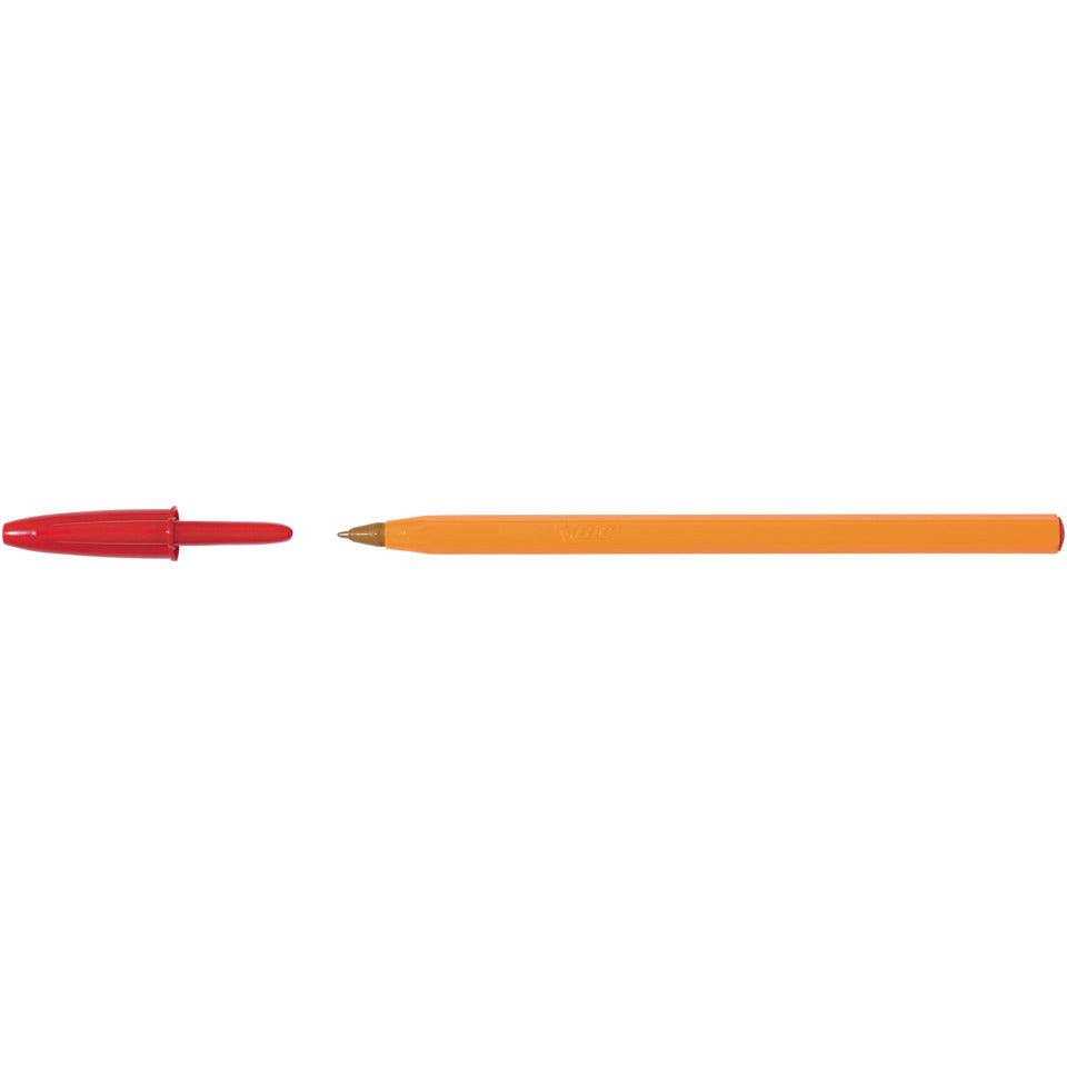 Kugelschreiber Orange Original fine, Kappenmodell, 0,35 mm, rot BIC 8099241 BIC 8099241/1199110112