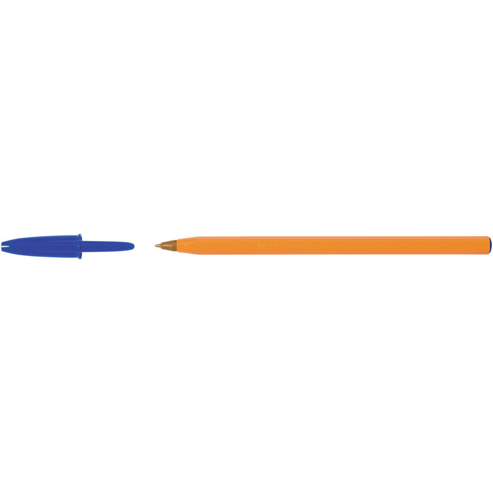 Kugelschreiber Orange Original fine, Kappenmodell, 0,35 mm, blau BIC 8099221 BIC 8099221/1199110111