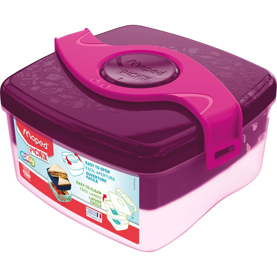 Brotbox Kids Origins, 153x87x170mm, pink MAPED M870101 MAPED 870101 153x 87x170 mm