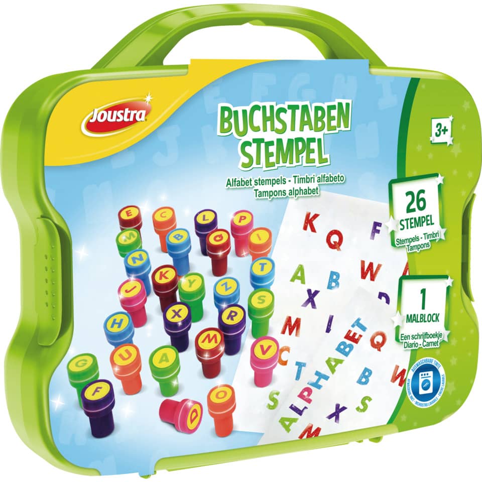 Stempel Buchstaben 26 Stück im Kunststoff-Koffer JOUSTRA J41807 JOUSTRA J41807 im Kunststoffkoffer