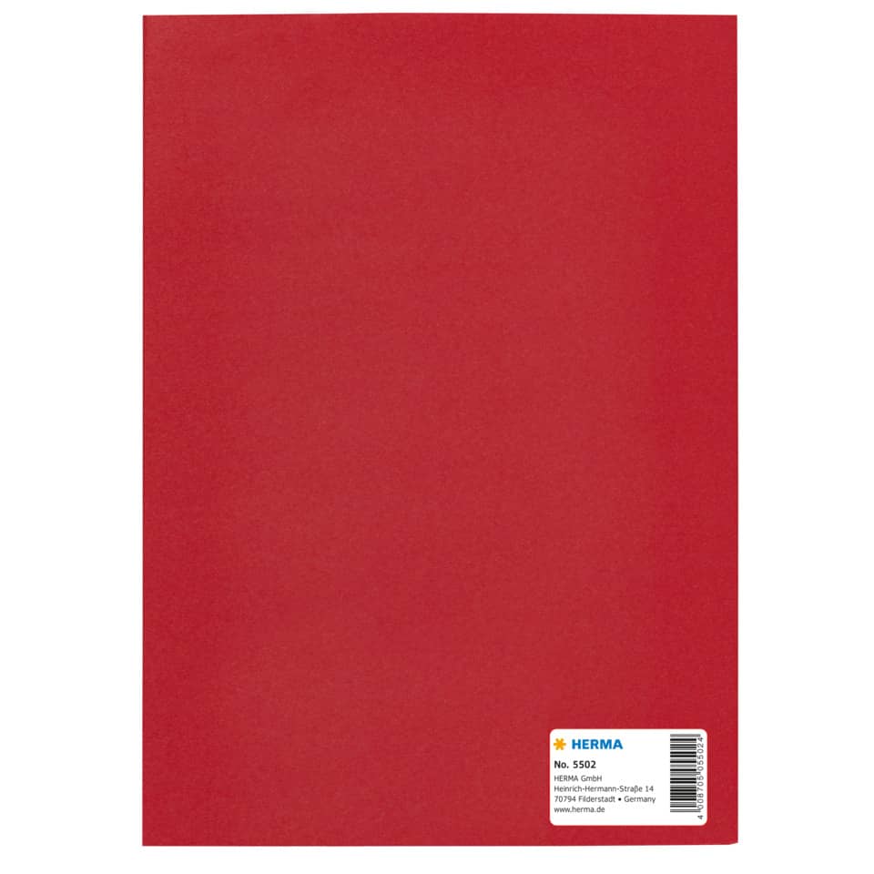 Heftschoner, A5, Papier, dunkelrot HERMA 5502 HERMA 5502 Papier