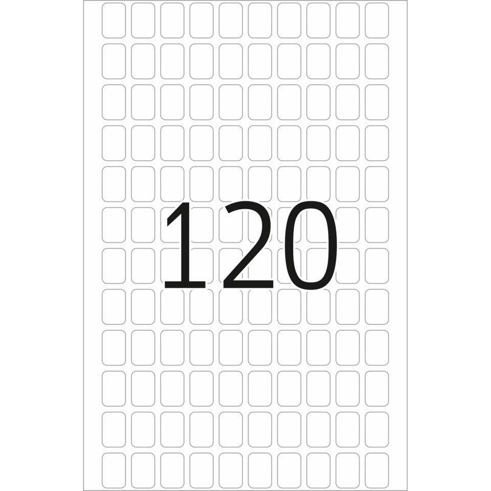 Etiketten permanent, 8x12mm, 3840 Stück, weiß HERMA 2310 HERMA 2310 permanent haftend