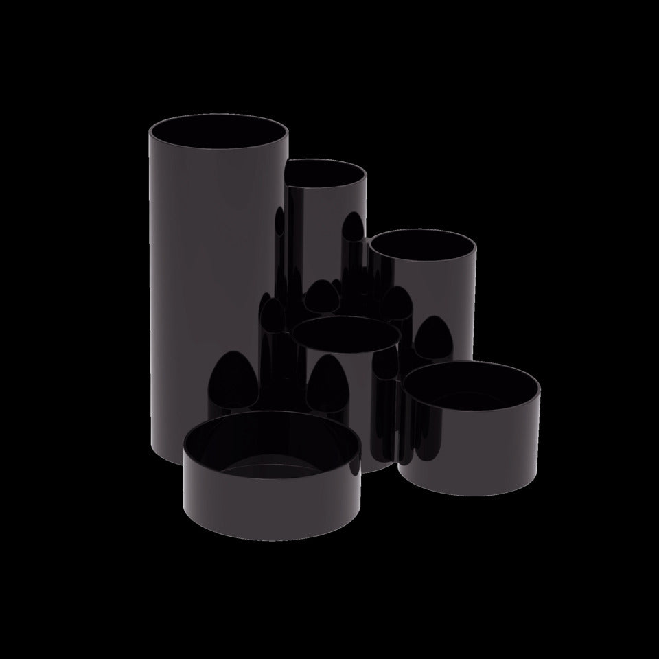 Stifteköcher MAULtubo Kunststoff 15.3 x 15.2 x 12.6 cm schwarz MAUL 4115590 MAUL 41155 90 tubo