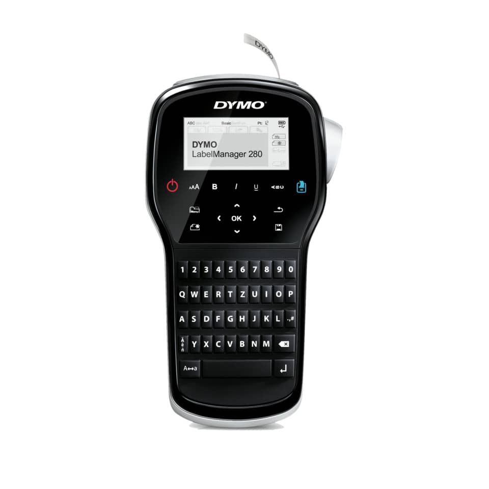 Beschriftungsgerät LabelManager™ 280, QWERTZ-Tastatur DYMO S0968990 DYMO S0968990 i.Koffer